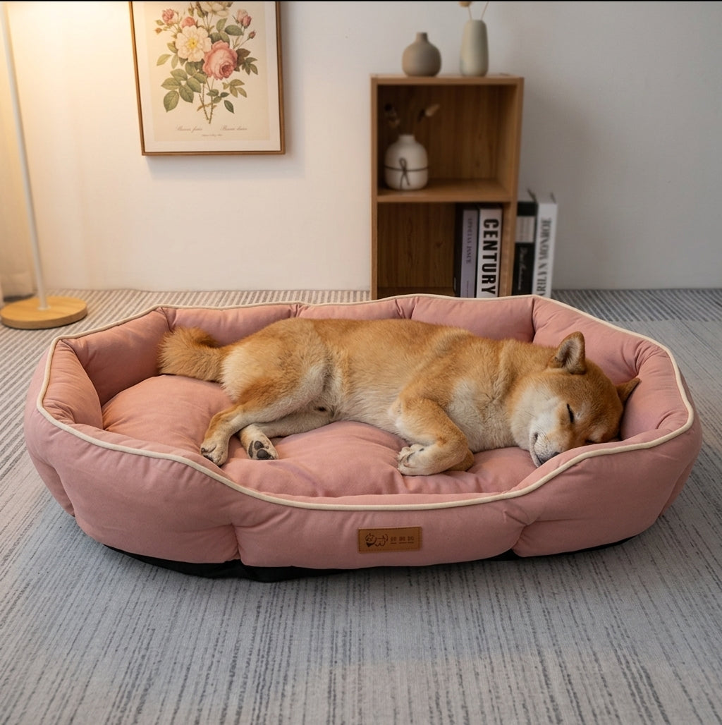 Pet Sofa Sleeping Bed Large Dog Bed House for Cats Big Space Dog Sofa Sleeping Mat Winter Warm Dog Cushion