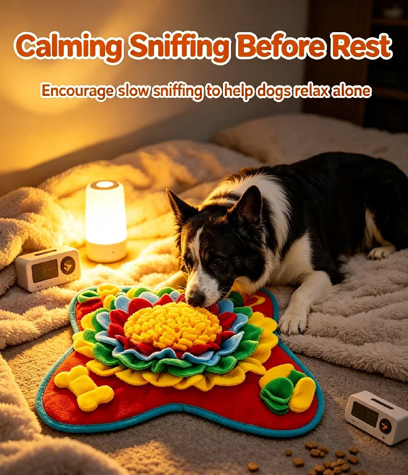 Good Pet Snuffle Mat for Dogs,Interactive Feed Puzzle for Boredom,Encourages Natural Foraging Skills