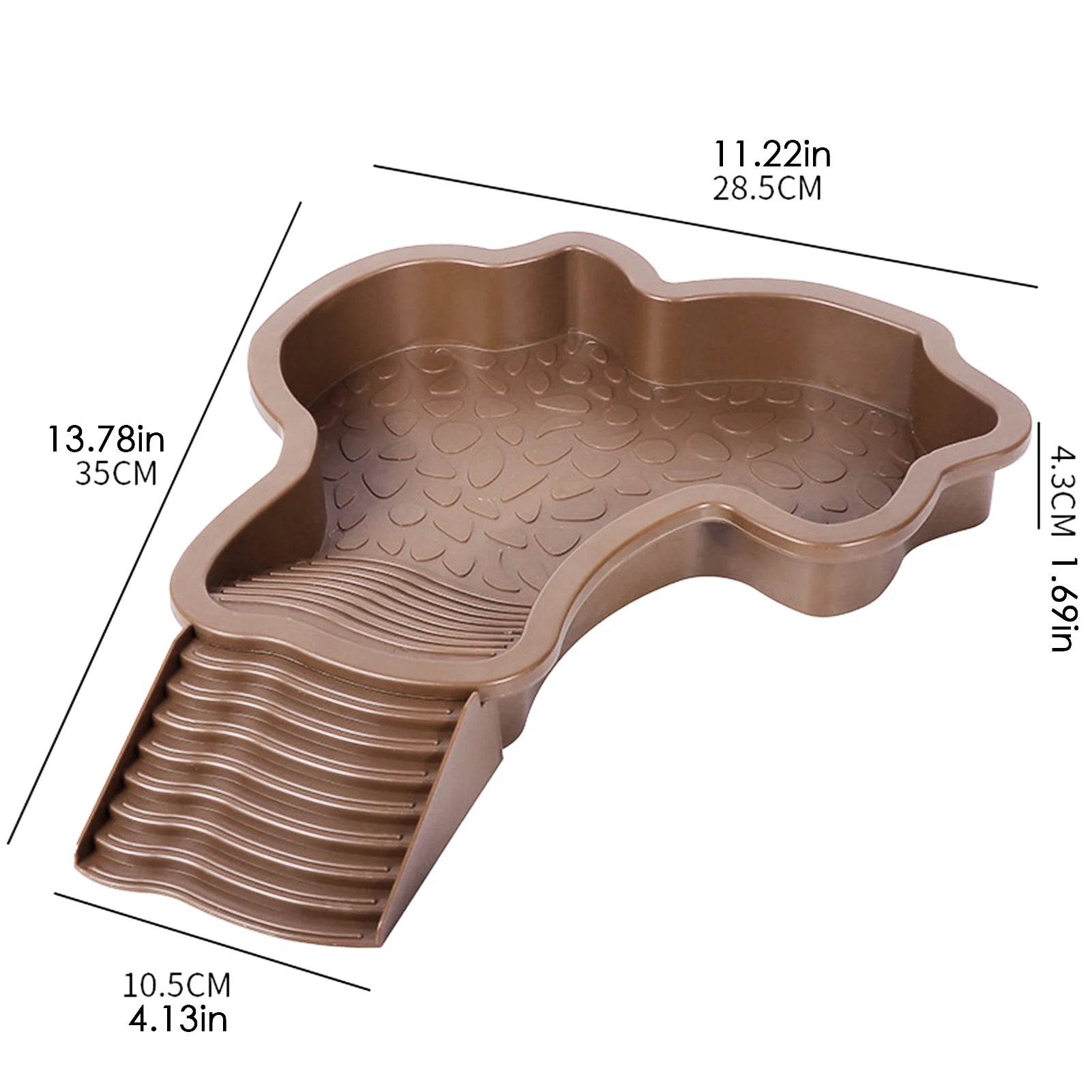 Reptile Bathing Pool & Water Bowl for Turtles & Tortoises