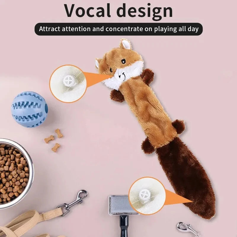 Dogs Chew Toy for Small Medium Large Breed Chewers Pet Puppy Supplies Dogs Bite Resistant Sound Toys No Stuffing Plush Squeaky