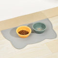 Silicone Pet Feeding Mat Waterproof Anti Slip Dog Cat Bowl Mat Leak Proof Easy Clean Pet Placemat Supplies Cat Bowl Mat Feeding