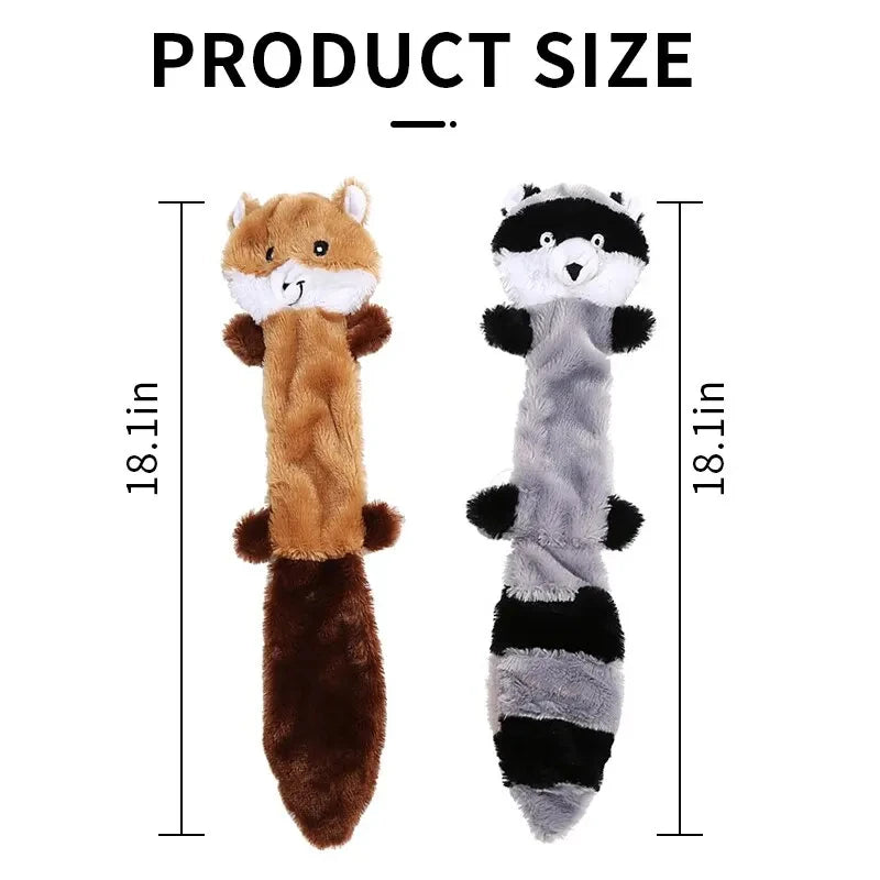 Dogs Chew Toy for Small Medium Large Breed Chewers Pet Puppy Supplies Dogs Bite Resistant Sound Toys No Stuffing Plush Squeaky
