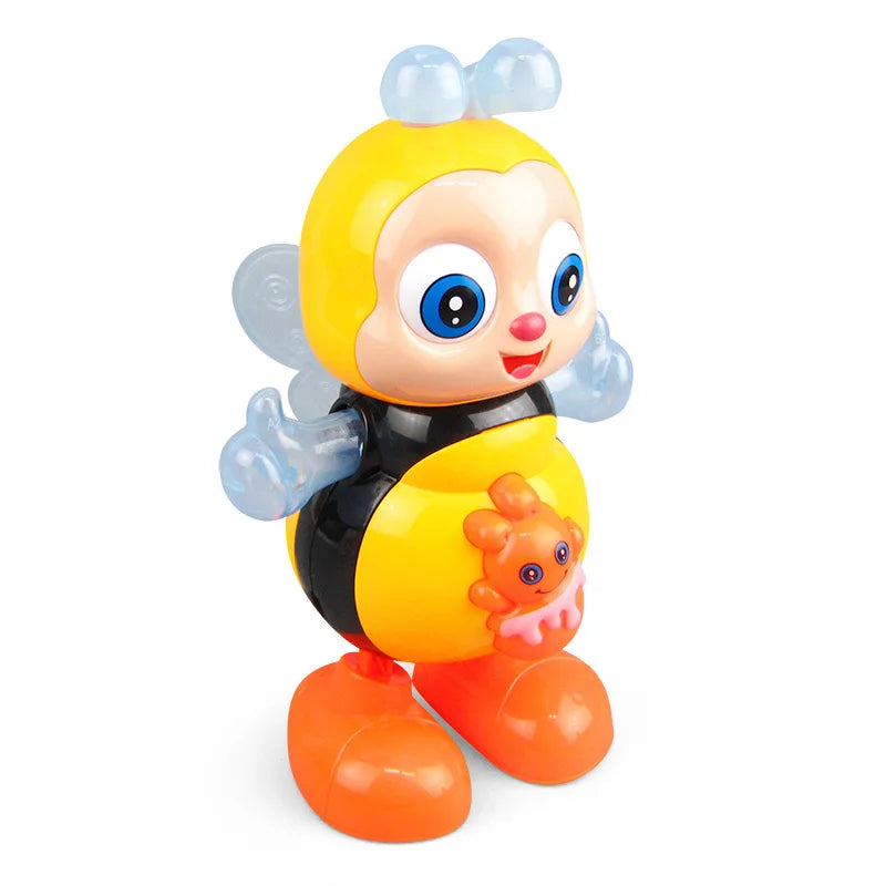 Dog Toys Dancing Bee Toy Electric Toys Musical Electronic Cartoon Bee Educational Toys Interactive Singing Pet Toys Supplies