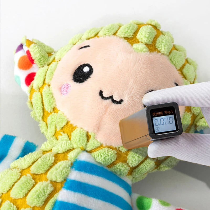 Cute Animals Plush Dogs Cats Toy Interactive Squeaky Puzzle Toy Bite Resistant Teeth Grinding Cleaning Pet Chewing Supplies