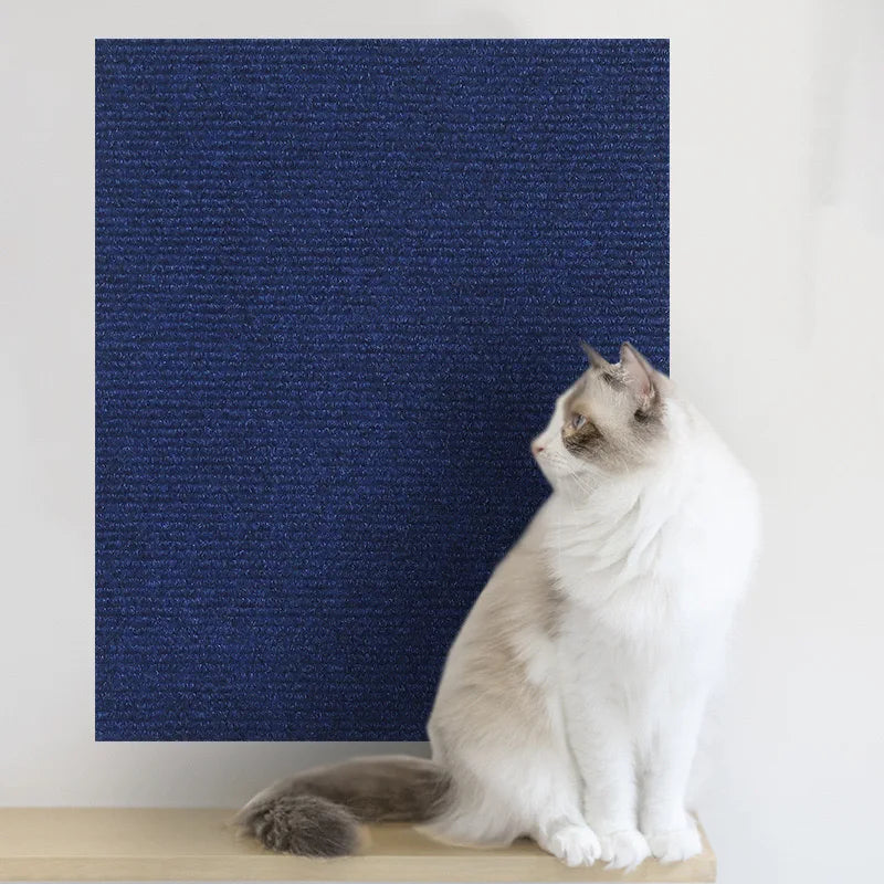 Cat Scratch Board Wall Self Adhesive Anti Scratch Sofa Protector DIY Cat Scratching Mat Carpet Trimmable Paw Sharpener Furniture Protector Couch Guard Scratch Pad for Cats Kittens