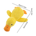 Duck Dog Toy Plush Chew Resistant Durable Dog Toy With Quacking Sound Teeth Grinding Relief Soft Companion Comfort Teething