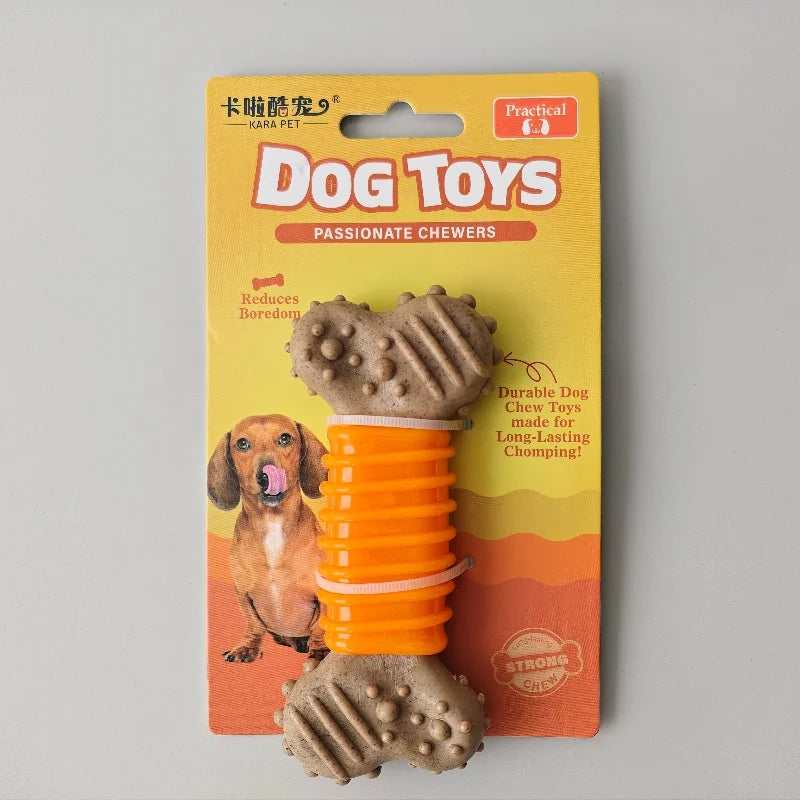 Dog Chew Toy Durable Bite-resistant Toy Bone-shaped Universal Pet Interactive Product Suitable for Large Medium and Small Dogs