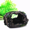 Aquarium Decorations for Fish for Tank Resin Broken Barrel Hideout Cave for Shri Tank Aquarium Decoration Background