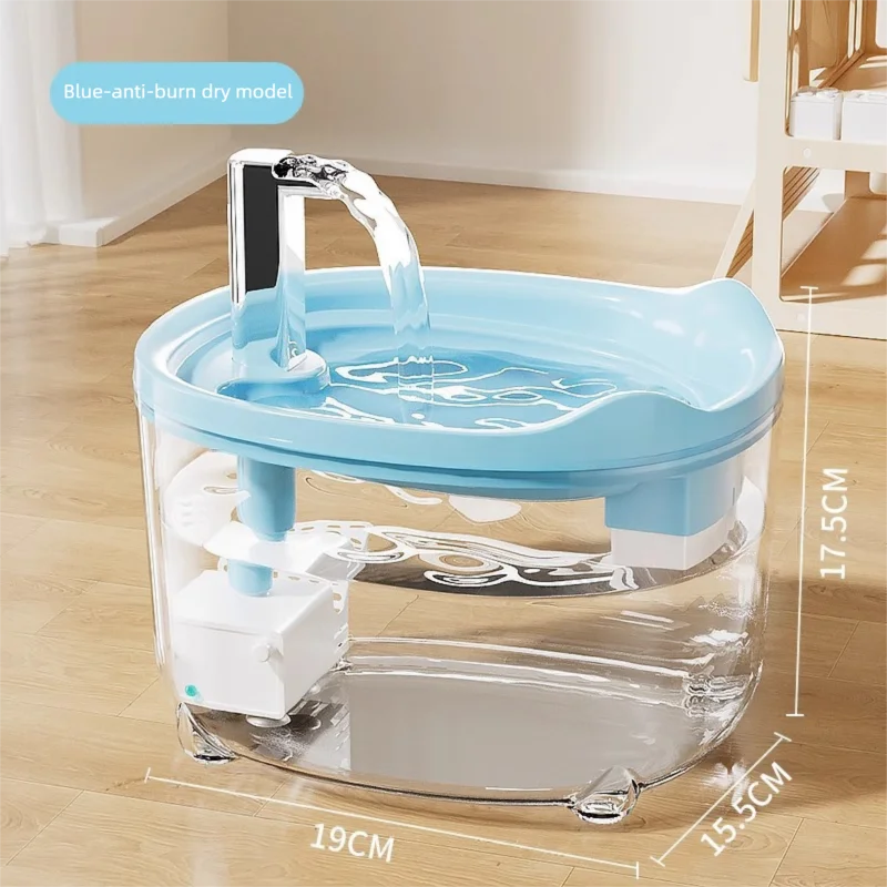 Automatic Cat Water Fountain with Filter | Silent Circulating Pet Water Dispenser | Anti-Dry Burning