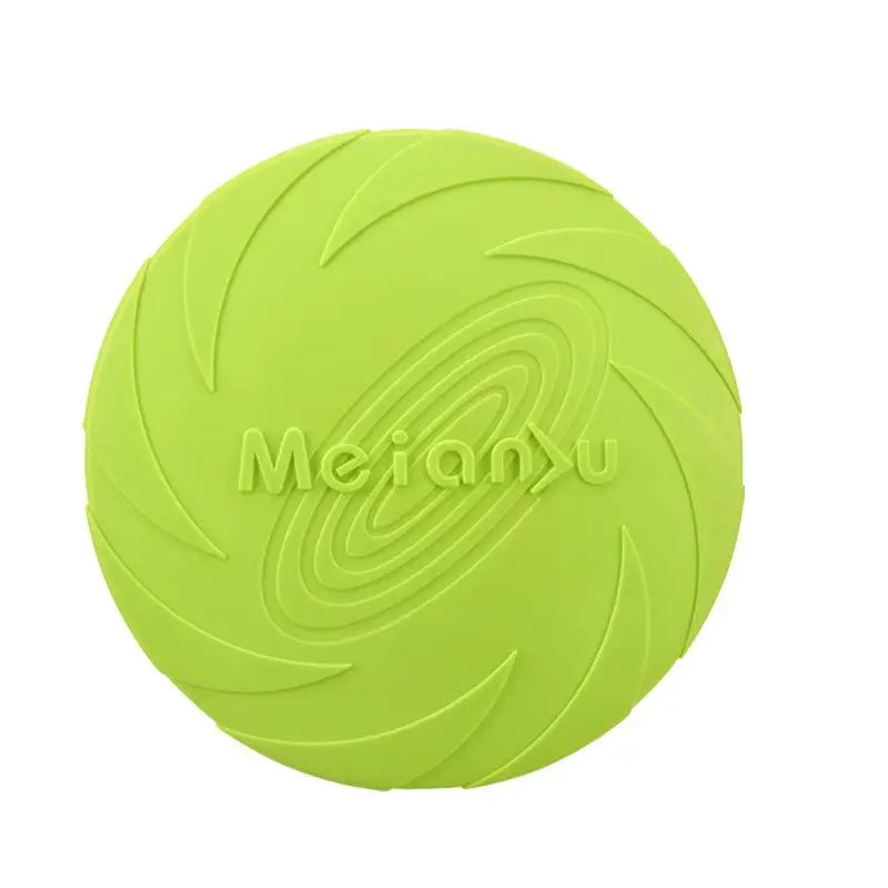 Dog Flying Disc Toy Rubber Pet  Bite Resistant Floating Water Toy for Training Throwing Interactive Play for Medium Large Dogs