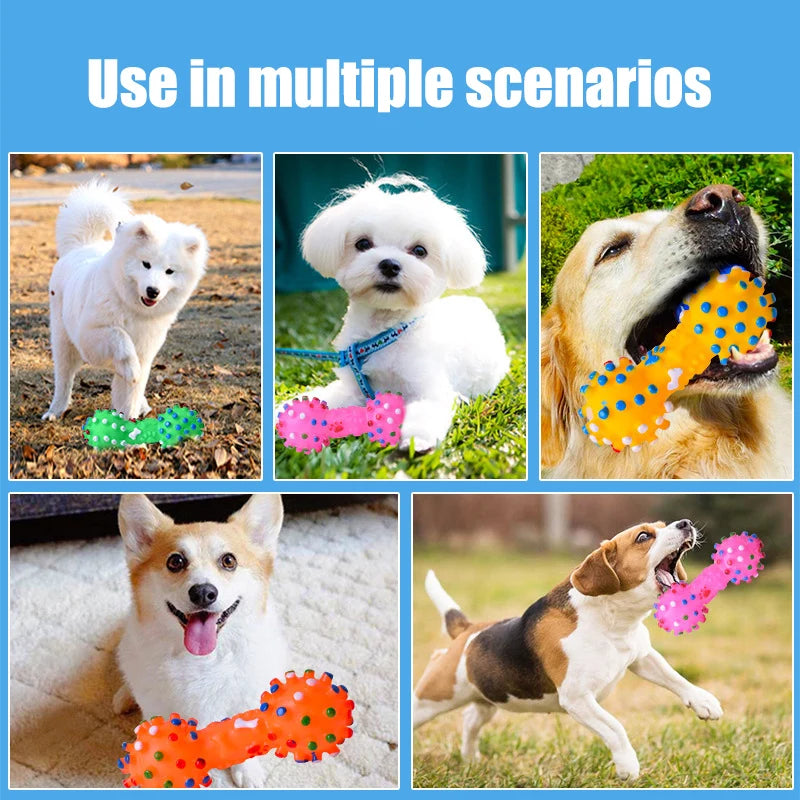 Dog Chew Toy Natural Rubber Safety and Environmental Protection Flexible Bite Resistance Clean Teeth