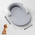 Orthopedic Cold Dog Bed, Breathable Summer Pet Mat with Raised Edges, Soft Washable Non-Slip Pad for Small/Medium Dogs & Cats