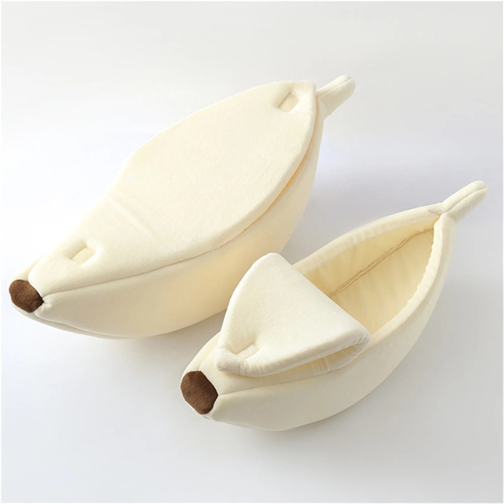 Banana Shaped Deep Sleep Pet Nest Warm Winter Cat Bed Indoor Soft Small Dog Cat Sleeping House Furniture