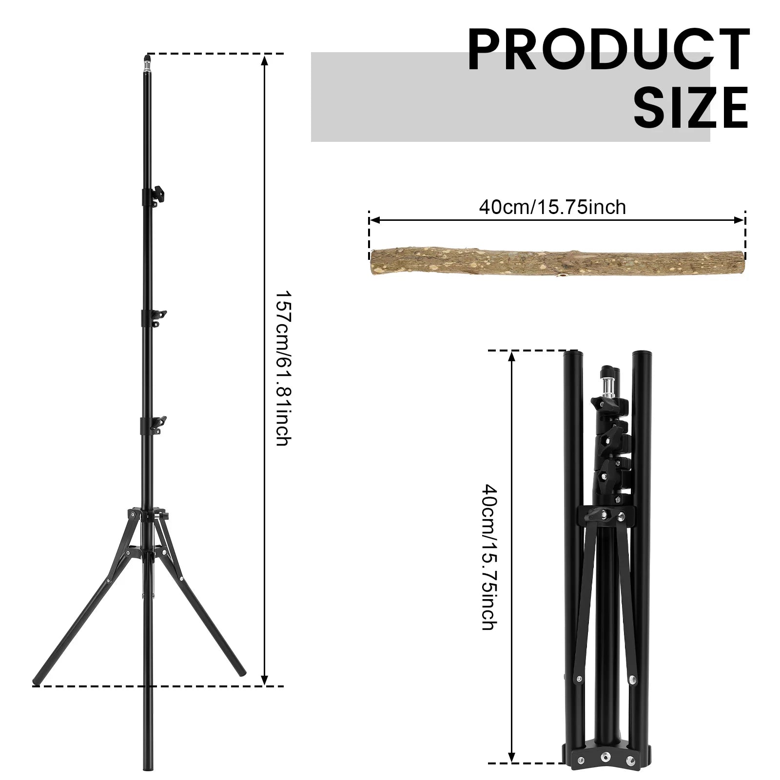 Wood Bird Training Perch Stand Height Adjustable Bird Perch Toys Indoor Outdoor Versatile Bird Parrot Play Training Station Pole