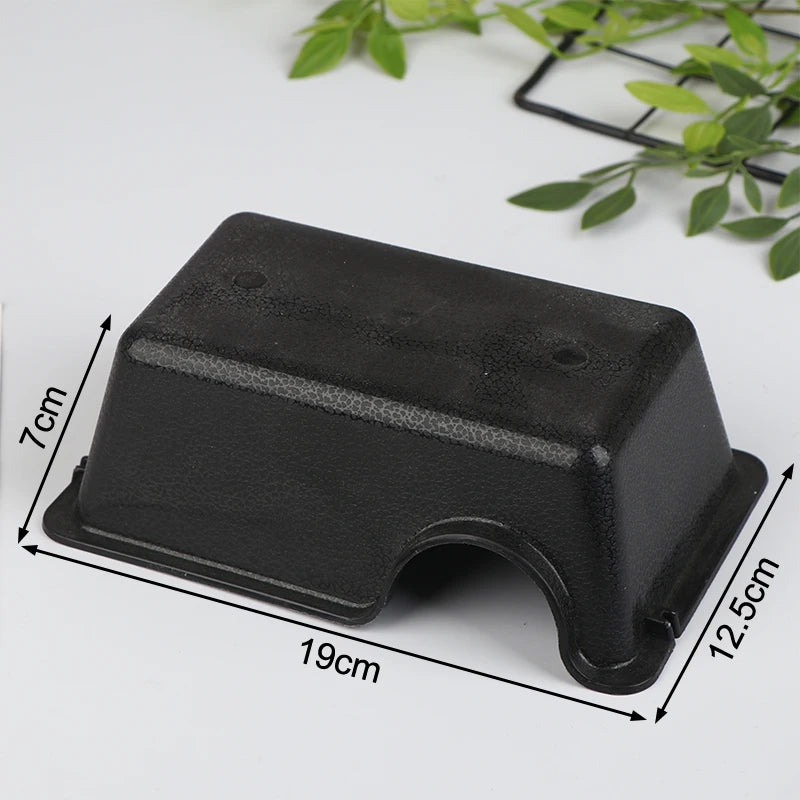 Reptile Hide Box – Ventilated Hideaway Cave for Geckos, Snakes & Lizards