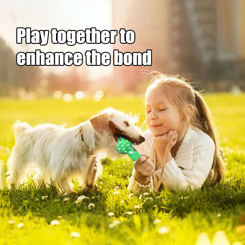 Dog Chew Toy Natural Rubber Safety and Environmental Protection Flexible Bite Resistance Clean Teeth