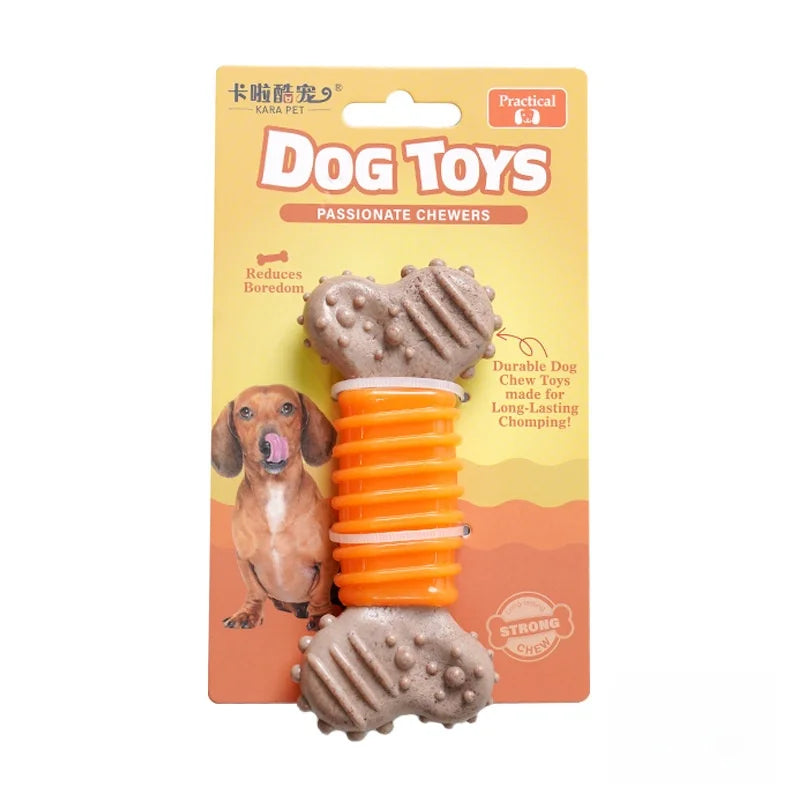 Dog Chew Toy Durable Bite-resistant Toy Bone-shaped Universal Pet Interactive Product Suitable for Large Medium and Small Dogs