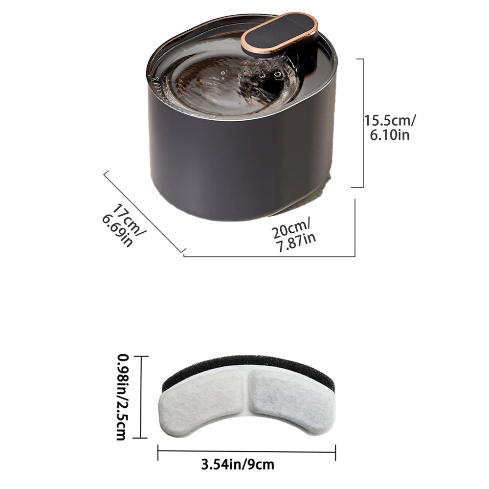 Automatic Cat Water Fountain 3L Intelligent Pet Water Dispenser With Filter Drinking Fountain For Cat Dog