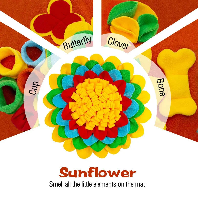 Good Pet Snuffle Mat for Dogs,Interactive Feed Puzzle for Boredom,Encourages Natural Foraging Skills