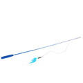 Interactive Cat Feather Toy Feather Teaser Stick Wand Pet Retractable Feather Bell Refill Replacement Catcher Product for Kitten