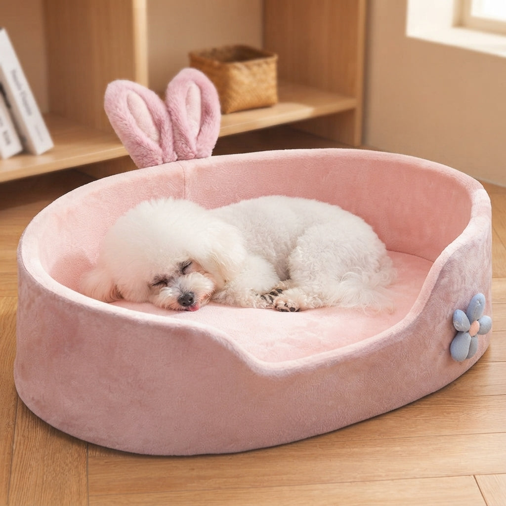 Detachable pet bed lifestyle photo