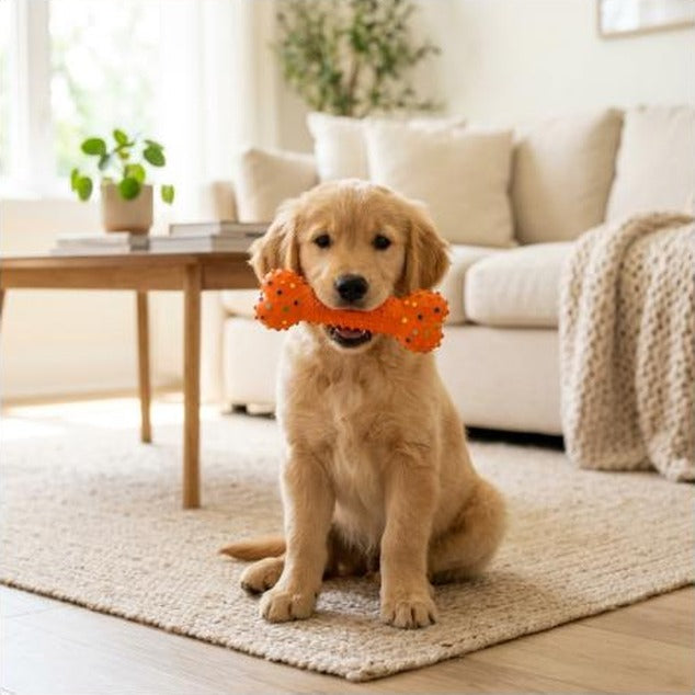 Dog Chew Toy Natural Rubber Safety and Environmental Protection Flexible Bite Resistance Clean Teeth